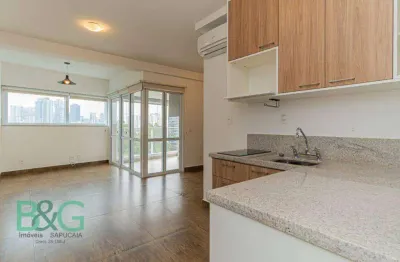 Apartamento com 1 dormitório para alugar, 42 m² por r$ 5.060/mês - cidade monções - são paulo/sp