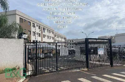 Apartamento com 2 dormitórios à venda, 42 m² por r$ 101.767 - planalto verde - ribeirão preto/sp