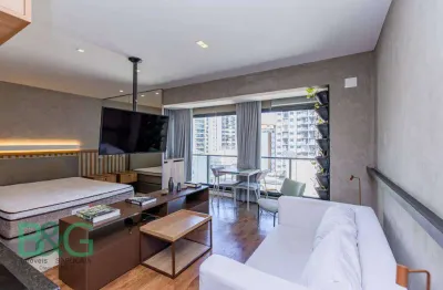 Apartamento com 1 dormitório à venda, 36 m² por r$ 690.000 - campo belo - são paulo/sp