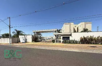 Apartamento com 2 dormitórios à venda, 43 m² por r$ 100.521 - campos ville - araraquara/sp