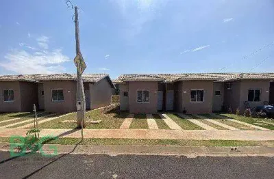 Casa com 2 dormitórios à venda, 42 m² por r$ 228.187 - jardins versalhes - bady bassitt/sp