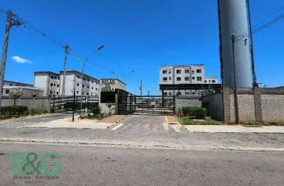 Apartamento com 2 dormitórios à venda, 40 m² por r$ 155.408 - chácaras nova suzano - suzano/sp