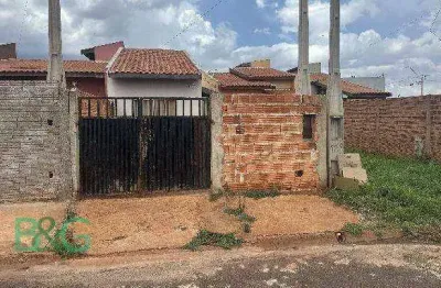 Casa com 2 dormitórios à venda, 49 m² por r$ 132.717 - quinta do café - canitar/sp