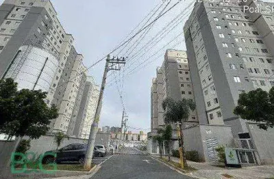 Apartamento com 2 dormitórios à venda, 48 m² por r$ 251.934 - vila monteiro - poá/sp