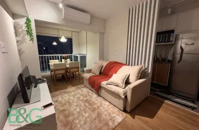 Apartamento com 1 dormitório para alugar, 42 m² por r$ 4.045,00/mês - vila mascote - são paulo/sp