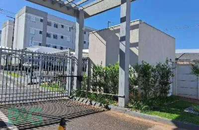 Apartamento com 2 dormitórios à venda, 43 m² por r$ 163.352 - athenas paulista - jaboticabal/sp