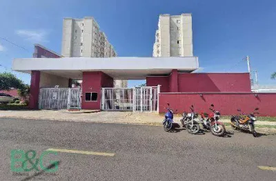 Apartamento com 2 dormitórios à venda, 46 m² por r$ 174.929 - residencial jardim dos ipês - nova odessa/sp