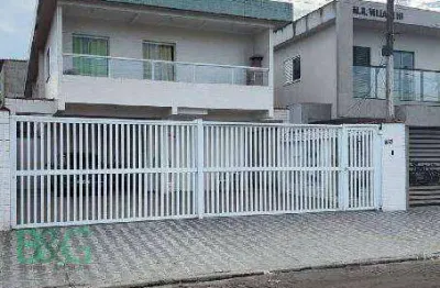 Casa com 2 dormitórios à venda, 44 m² por r$ 168.000 - esmeralda - praia grande/sp