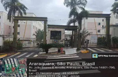 Apartamento com 2 dormitórios à venda, 46 m² por R$ 160.432 - Parque Laranjeiras - Araraquara/SP