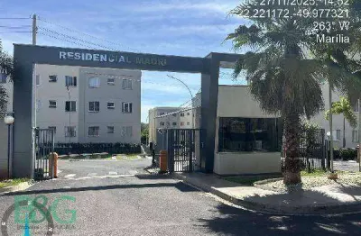 Apartamento à venda, 39 m² por R$ 152.093,13 - Jardim Califórnia - Marília/SP