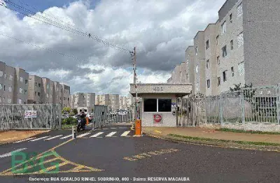 Apartamento com 2 dormitórios à venda, 43 m² por R$ 123.501 - Reserva Macaúba - Ribeirão Preto/SP