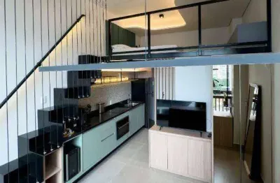 Apartamento com 1 dormitório para alugar, 35 m² por R$ 4.400/mês - Jardim das Acácias - São Paulo/SP