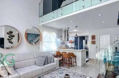 Apartamento Duplex com 1 dormitório à venda, 75 m² por R$ 1.099.000 - Jardim Anália Franco - São Paulo/SP