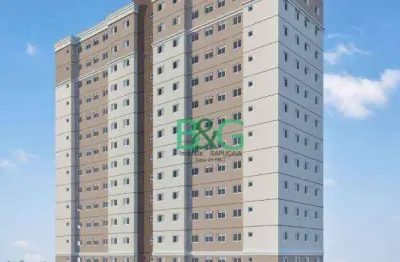 Apartamento com 2 dormitórios à venda, 43 m² por r$ 275.800,00 - cooperativa - são bernardo do campo/sp