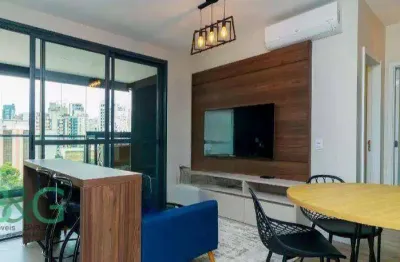 Apartamento com 1 dormitório à venda, 46 m² por R$ 823.000 - Campo Belo - São Paulo/SP