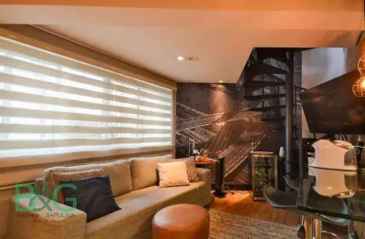 Apartamento Duplex com 1 dormitório à venda, 47 m² por R$ 540.000 - Vila Nova Conceição - São Paulo/SP