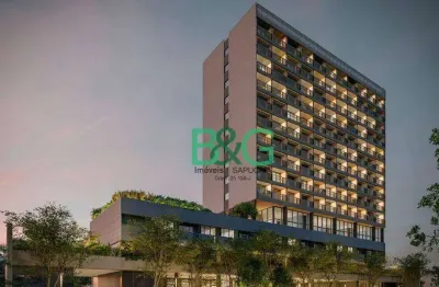 Studio com 1 dormitório à venda, 24 m² por r$ 492.534,14 - vila regente feijó - são paulo/sp