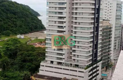 Alto padrão - apartamento com 3 dormitórios à venda, 153 m² por r$ 2.000.000 - canto do forte - praia grande/sp