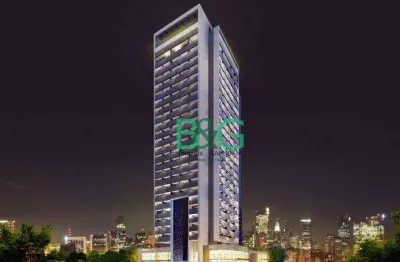 Studio com 1 dormitório à venda, 25 m² por r$ 350.960,53 - brooklin paulista - são paulo/sp