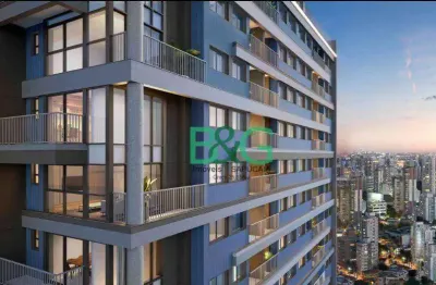 Studio com 2 dormitórios à venda, 28 m² por r$ 461.434,75 - consolação - são paulo/sp