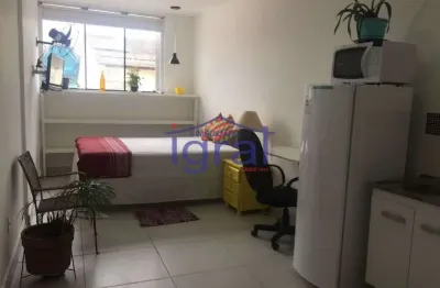 Apartamento mobiliado com 1 dormitório para alugar, 35 m² por r$ 2.300/mês - praça da árvore