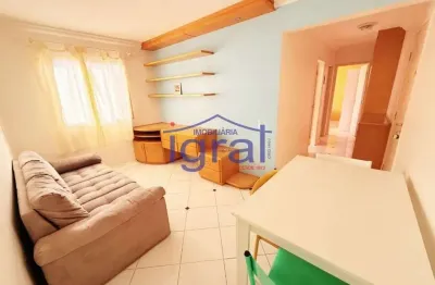 Apartamento semi mobilado com 2 dormitórios para alugar, 55 m² por r$ 3.164/mês - vila guarani (zona