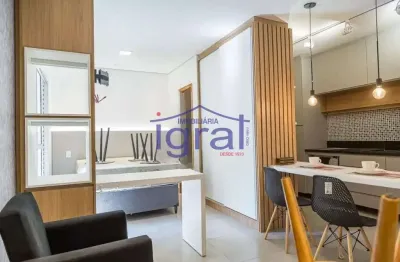 Studio mobiliado com 1 dormitório para alugar, 32 m² por r$2.350/mês - vila monte alegre - são paulo