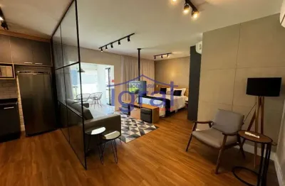 Apartamento garden para alugar, 77 m² por r$ 7.637,83/mês - chácara santo antônio - são paulo/sp