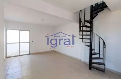 Cobertura com 1 dormitório para alugar, 146 m² por r$ 3.864,00/mês - vila do encontro - são paulo/sp