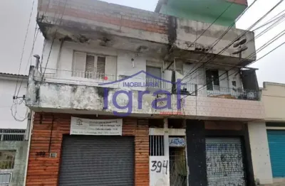 Terreno para venda com 12 casas e 2 salões comerciais à venda, 398 m² por r$ 1.500.000 - vila guaran