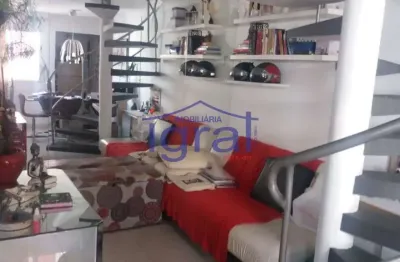 Apartamento duplex com 1 dormitório à venda, 97 m² por r$ 650.000,00 - vila guarani - são paulo/sp