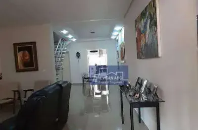 Sobrado com 4 dormitórios à venda, 308 m² - vila assunção - santo andré/sp