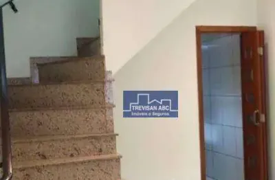 Sobrado à venda no assunção/sbc 2 dorms, 2 vagas, vago