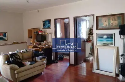 Sobrado à venda na vila valparaíso/ santo andré - 2 dorms,  5 vagas e edícula, 155m²