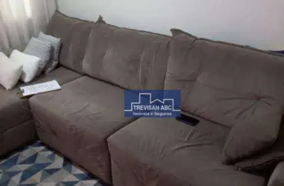 Sobrado à venda no jd calux/sbc - 3 dorms, 1 suíte, quintal com churrasqueira e 1 vaga; 155m²