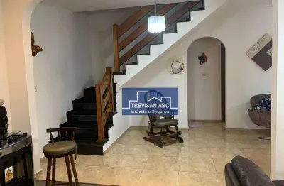Sobrado com 4 dormitórios à venda, 180 m² - vila euclides - são bernardo do campo/sp