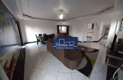 Apartamento com 4 dormitórios à venda, 210 m² - guilhermina - praia grande/sp