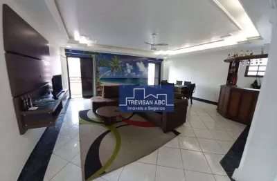 Apartamento com 4 dormitórios à venda, 210 m² - guilhermina - praia grande/sp