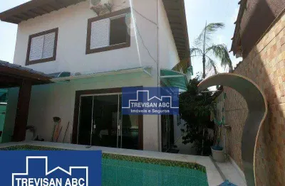Sobrado com 4 dormitórios à venda, 327 m² - suarão - itanhaém/sp