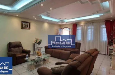 Sobrado à venda no jd. palermo/sbc; 2 dorms;suíte, 4 wcs; lavabos; 7 vagas de garagem; 225m²
