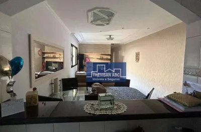 Apartamento com 3 dormitórios à venda, 107 m² - vila camilópolis - santo andré/sp