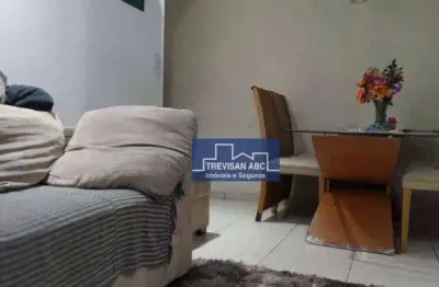 Apartamento com 2 dormitórios à venda, 56 m² - centro - mauá/sp