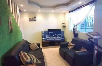 Sobrado à venda no assunção/sbc; 3 dorms, sendo 1 suíte; 02 wc; 02 vagas; 220m²