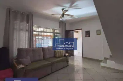 Sobrado com 3 dormitórios à venda, 146 m² - jardim monções - santo andré/sp