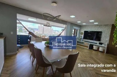 Apartamento com 3 dormitórios à venda, 130 m² - baeta neves - são bernardo do campo/sp