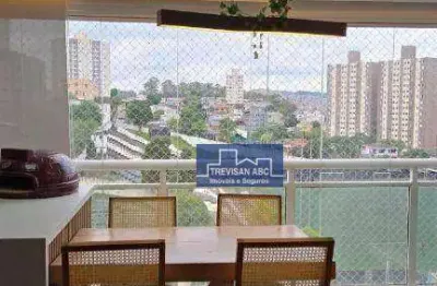 Apartamento com 3 dormitórios à venda, 130 m² - baeta neves - são bernardo do campo/sp