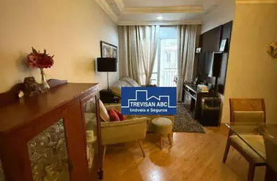 Apartamento com 3 dormitórios à venda, 74 m² - planalto - são bernardo do campo/sp