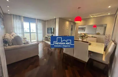 Apartamento com 2 dormitórios à venda, 76 m² - jardim santo antônio - santo andré/sp