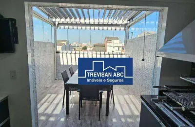 Cobertura à venda, 110 m² - vila metalúrgica - santo andré/sp