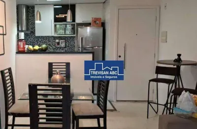 Apartamento com 3 dormitórios para alugar, 62 m²- planalto - são bernardo do campo/sp